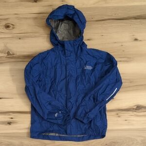 EUC Eastern Mountain Sports Kids Raincoat Blue Size Small